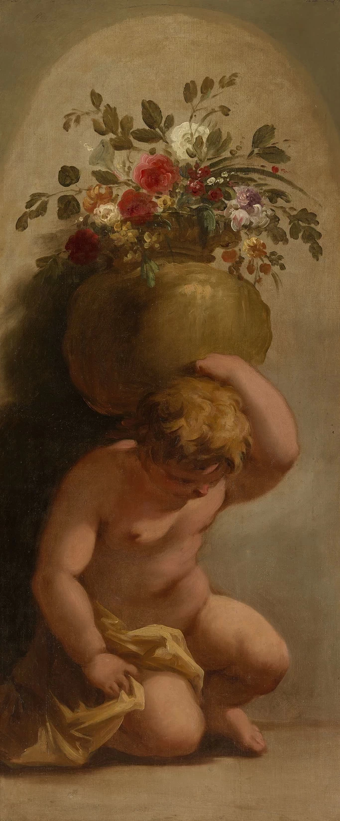 Putto recante un vaso di fiori - Royal Collection